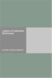 Cover of: Letters of Catherine Benincasa by Saint Catherine of Siena