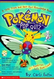 Pokemon Pop Quiz by Carli Entin