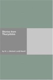 Cover of: Stories from Thucydides by H. L. (Herbert Lord) Havell