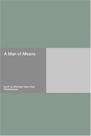 Cover of: A Man of Means by P. G. Wodehouse, P. G. Wodehouse