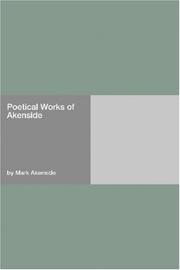 Cover of: Poetical Works of Akenside | Mark Akenside