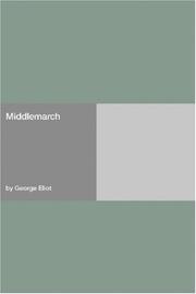 Cover of: Middlemarch by George Eliot