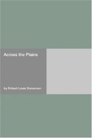 Cover of: Across the Plains by Robert Louis Stevenson
