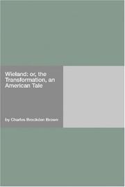 Cover of: Wieland by Charles Brockden Brown