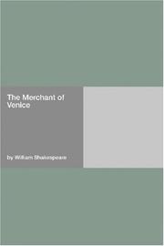 Cover of: The Merchant of Venice by William Shakespeare