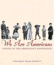 Cover of: We Are Americans by Thomas Hoobler, Dorothy Hoobler