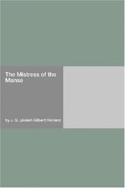 Cover of: The Mistress of the Manse by Josiah Gilbert Holland