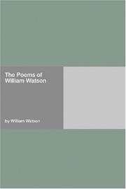 Cover of: The Poems of William Watson