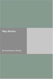 Cover of: May Brooke by Anna Hanson Dorsey