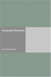 Cover of: Desperate Remedies by Thomas Hardy