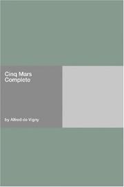 Cover of: Cinq Mars  Complete
