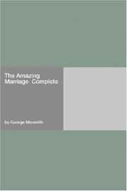 Cover of: The Amazing Marriage  Complete