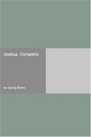 Cover of: Joshua  Complete