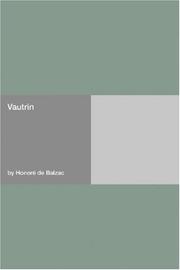 Vautrin by Honoré de Balzac
