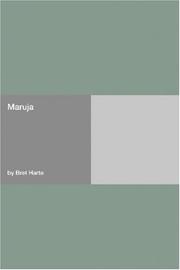 Cover of: Maruja by Bret Harte, Bret Harte