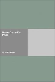Cover of: Notre-Dame De Paris by Victor Hugo