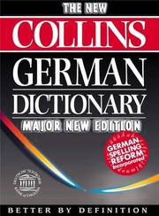 Cover of: Collins German-English, English-German Dictionary by Peter Terrell