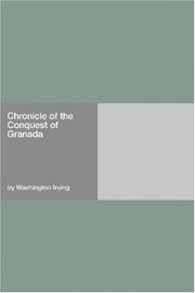 Cover of: Chronicle of the Conquest of Granada by Washington Irving
