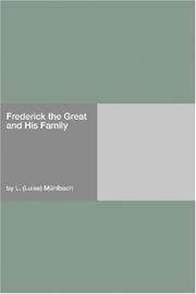 Cover of: Frederick the Great and His Family
