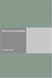 Cover of: More Hunting Wasps