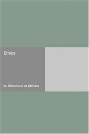 Cover of: Ethics by Baruch Spinoza