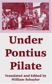Cover of: Under Pontius Pilate by William Schuyler