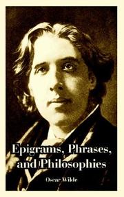 Cover of: Epigrams, Phrases, And Philosophies