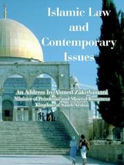 Cover of: Islamic Law And Contemporary Issues