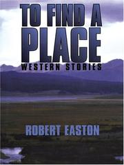 Cover of: To Find a Place: Western Stories