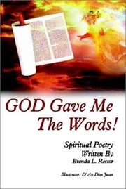 Cover of: God Gave Me the Words by Brenda L. Rector