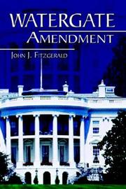 Cover of: Watergate Amendment