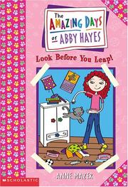 Cover of: Look before you leap