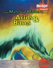 Cover of: Acids and Bases (Baldwin, Carol, Material Matters.) by Carol Baldwin