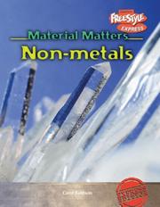 Cover of: Nonmetals (Baldwin, Carol, Material Matters.) by Carol Baldwin