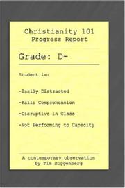Front cover of Christianity 101 Progress Report. Grade D- by Tim Ruggenberg