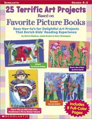 Cover of: 25 Terrific Art Projects Based on Favorite Picture Books by Karen Backus, Linda Evans, Mary Thompson, Linda Evan