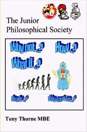 Cover of: THE JUNIOR PHILOSOPHICAL SOCIETY