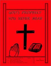 Cover of: God's Prophecy You Never Hear