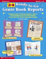 Cover of: 24 Ready-to-Go Genre Book Reports by Susan Ludwig, Susan Ludwig