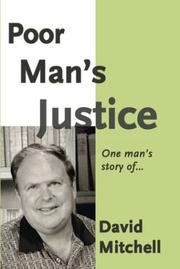 Cover of: Poor Man/s Justice | David Mitchell