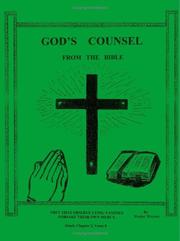 Cover of: God's Counsel From The Bible