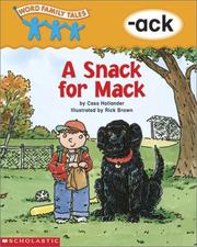 Cover of: Word Family Tales -Ack: A Snack for Mack