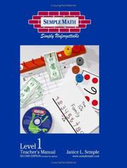 Cover of: Semple Math Level 1 Teacher's Manual