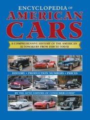 Cover of: Encyclopedia of American Cars by The Auto Editors of Consumer Guide