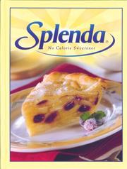 Cover of: Splenda No Calorie Sweetener