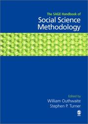 Cover of: The SAGE Handbook of Social Science Methodology