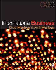 Cover of: International Business | Ehud Menipaz