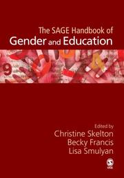Cover of: The SAGE Handbook of Gender and Education by 