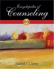 Cover of: Encyclopedia of Counseling