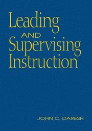 Cover of: Leading and Supervising Instruction